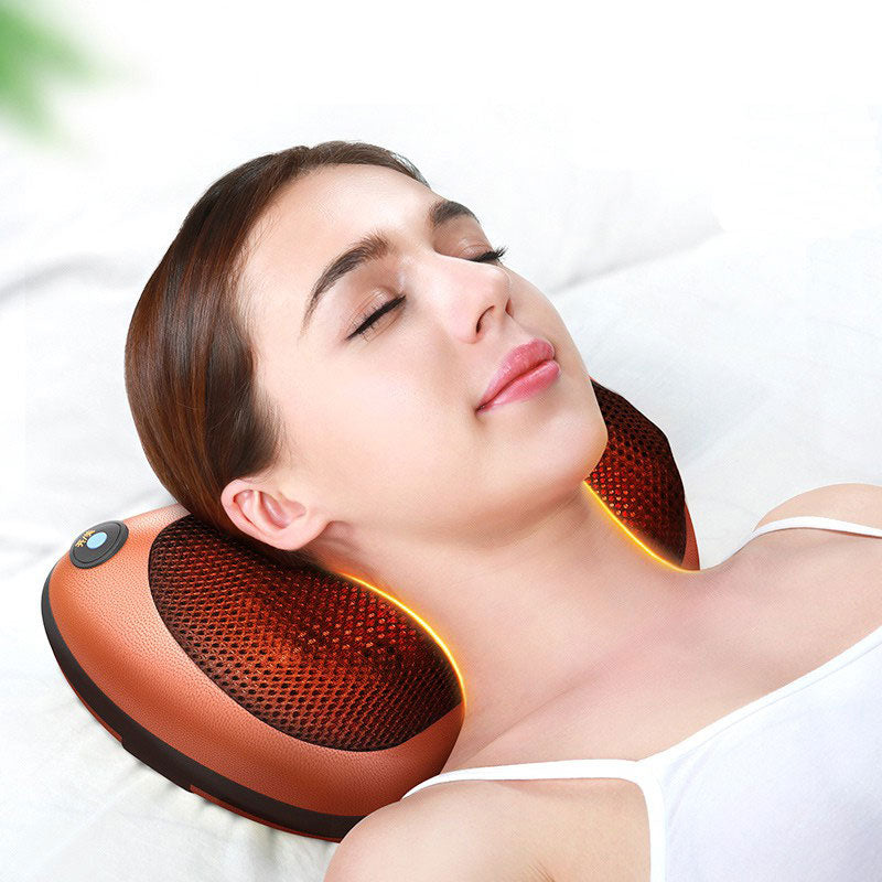 Almofada Massageadora Movimentos Shiatsu Com Cromoterapia